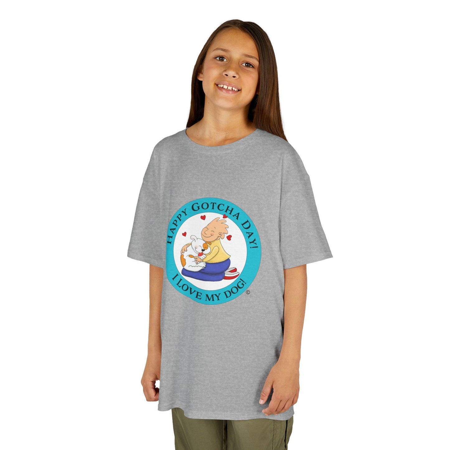 Happy Gotcha Day Kids Tee, Celebrate Gotcha Day, Kids Cotton T-Shirt, Dog Lovers Gift Tee, Fun Kids Apparel, Unique Pet Celebration Shirt