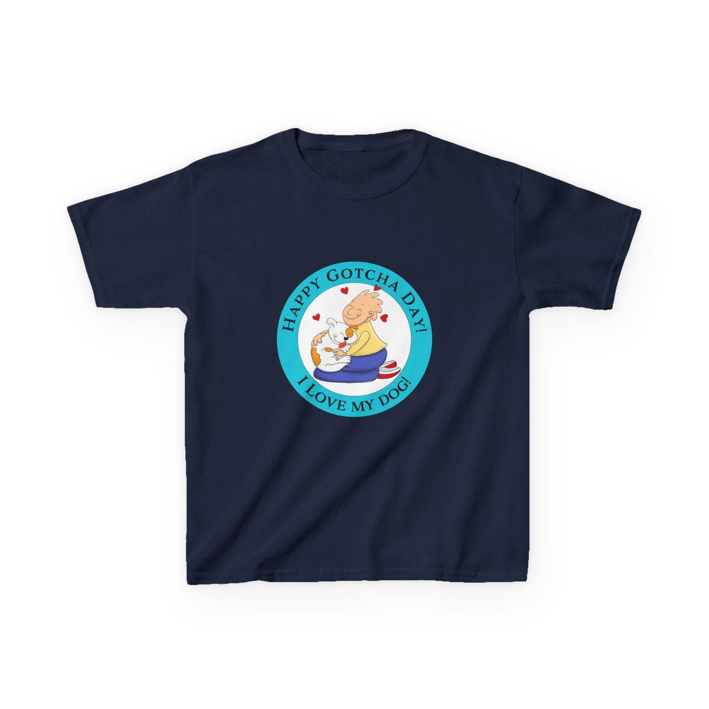 Happy Gotcha Day Kids Tee, Celebrate Gotcha Day, Kids Cotton T-Shirt, Dog Lovers Gift Tee, Fun Kids Apparel, Unique Pet Celebration Shirt