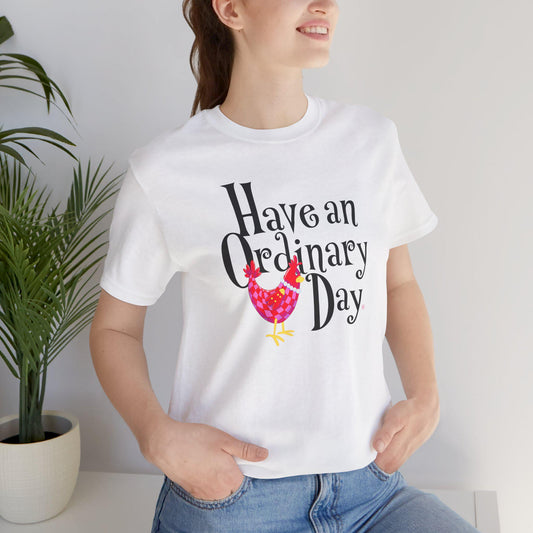 Cheerful Short Sleeve Tee - Perfect Gift for Everyday Joy, Birthday or Friendship Day, Casual Wear, Cute Floral Design, Positive Vibes