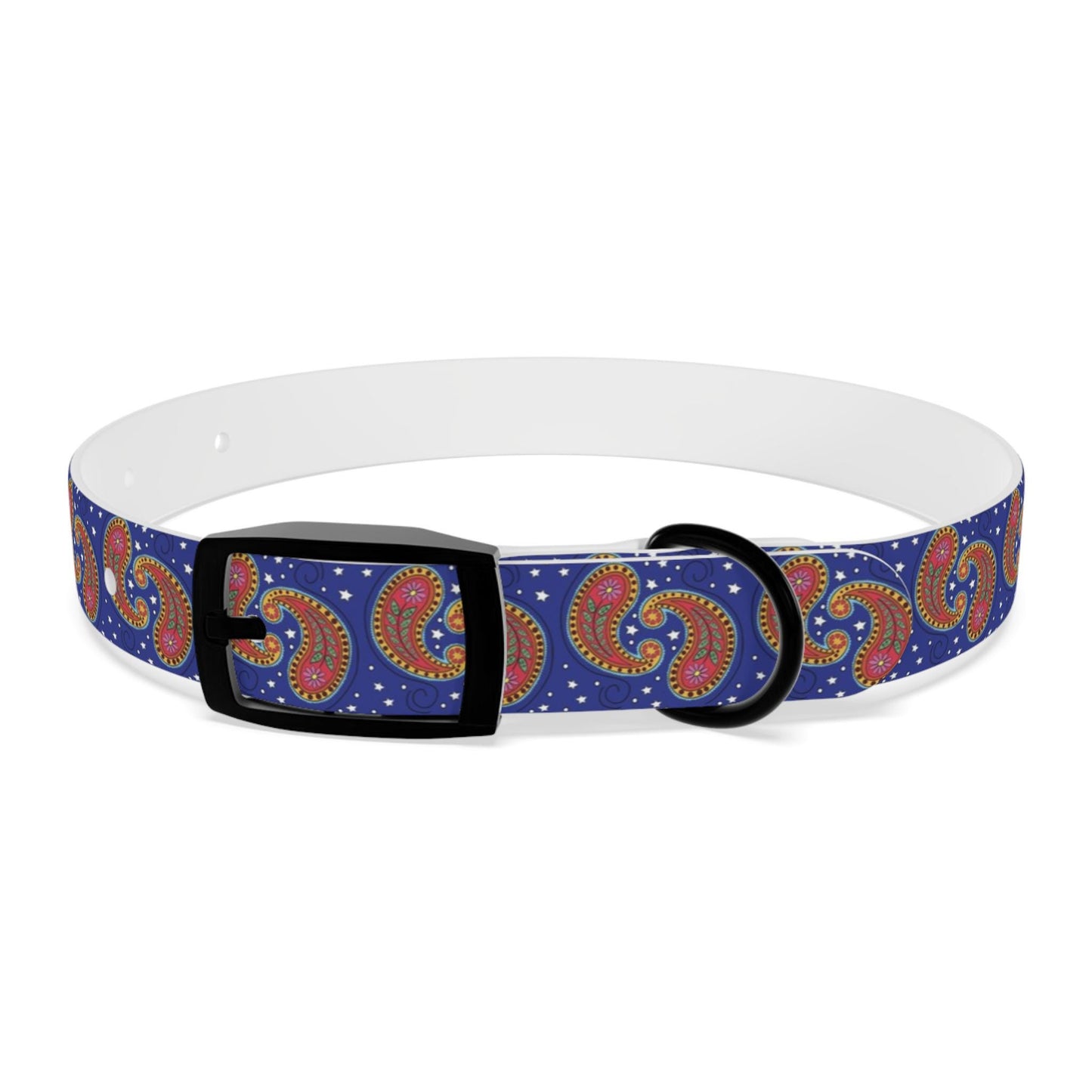 Colorful Paisley Dog Collar, Custom Pet Collar, Unique Dog Accessory, Dog Lover Gift, Stylish Pet Gear, Vibrant Dog Fashion