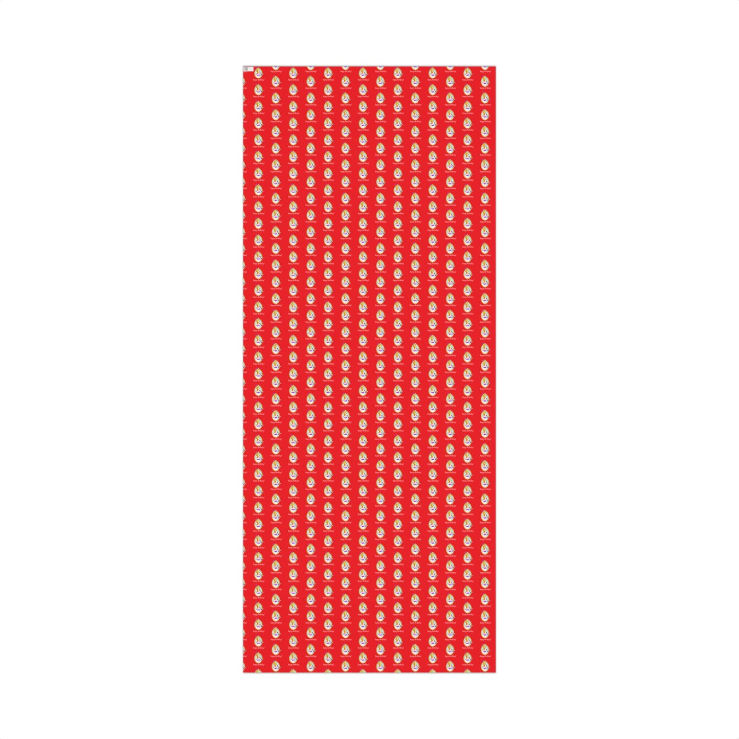 Terrier Dog Faces Gift Wrap | Birthday Wrapping Paper, Red Dog Pattern