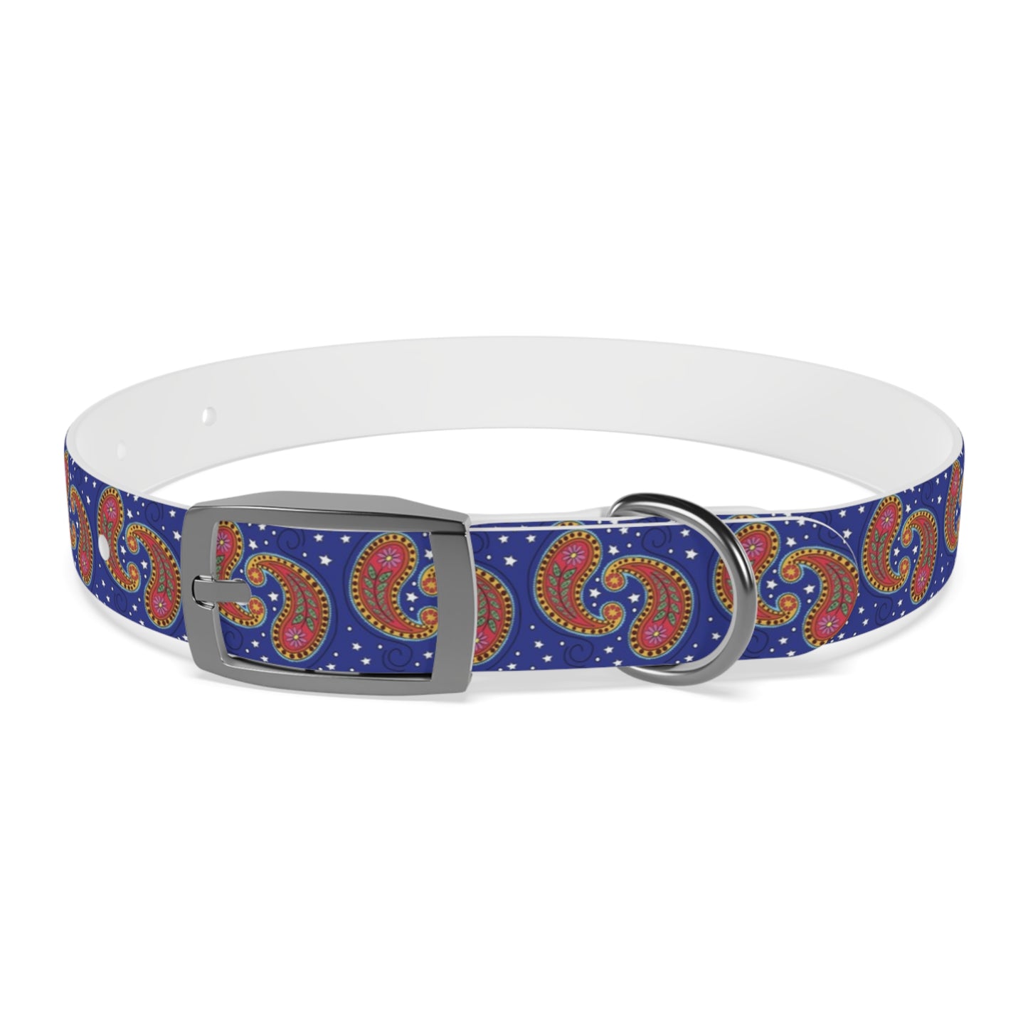 Colorful Paisley Dog Collar, Custom Pet Collar, Unique Dog Accessory, Dog Lover Gift, Stylish Pet Gear, Vibrant Dog Fashion