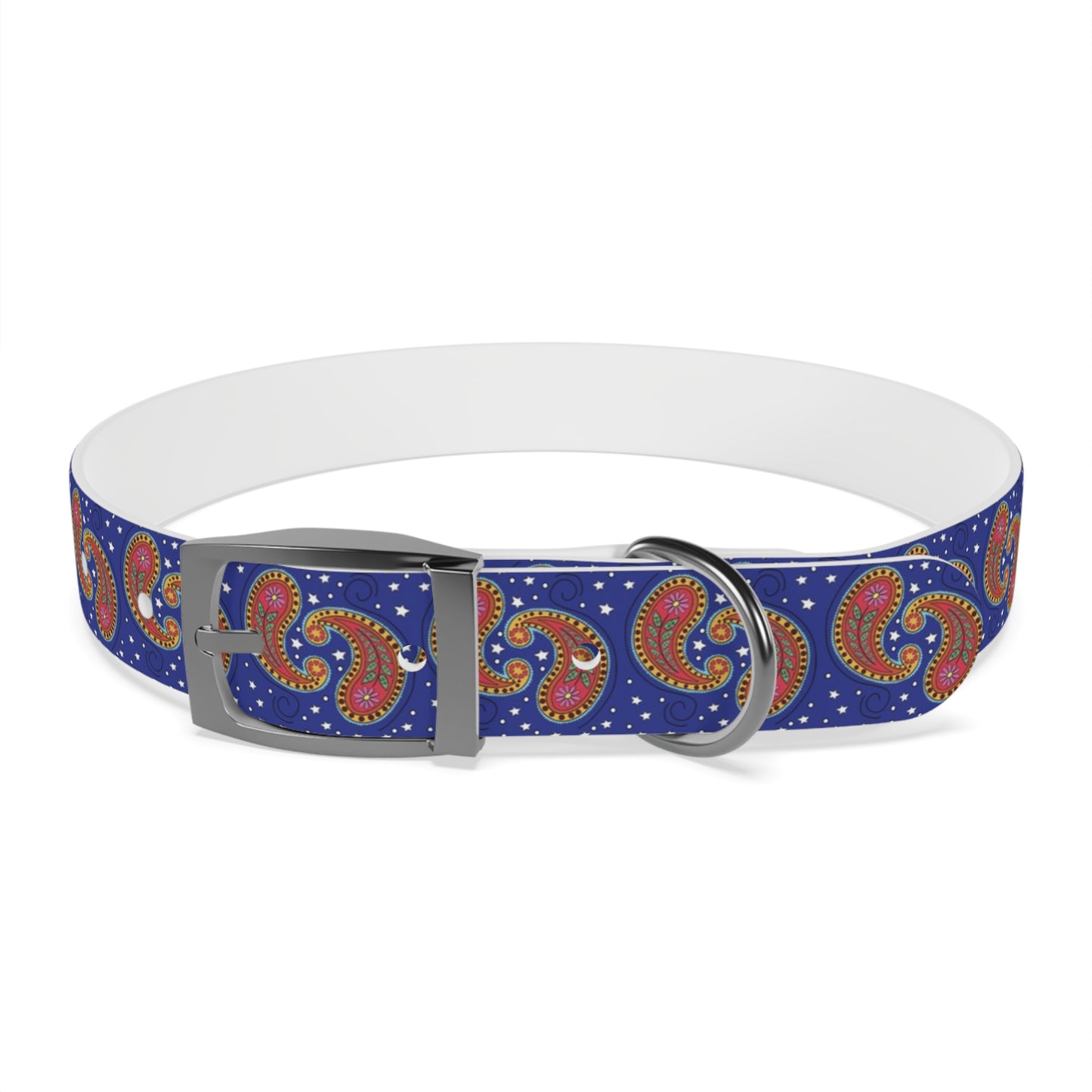 Colorful Paisley Dog Collar, Custom Pet Collar, Unique Dog Accessory, Dog Lover Gift, Stylish Pet Gear, Vibrant Dog Fashion