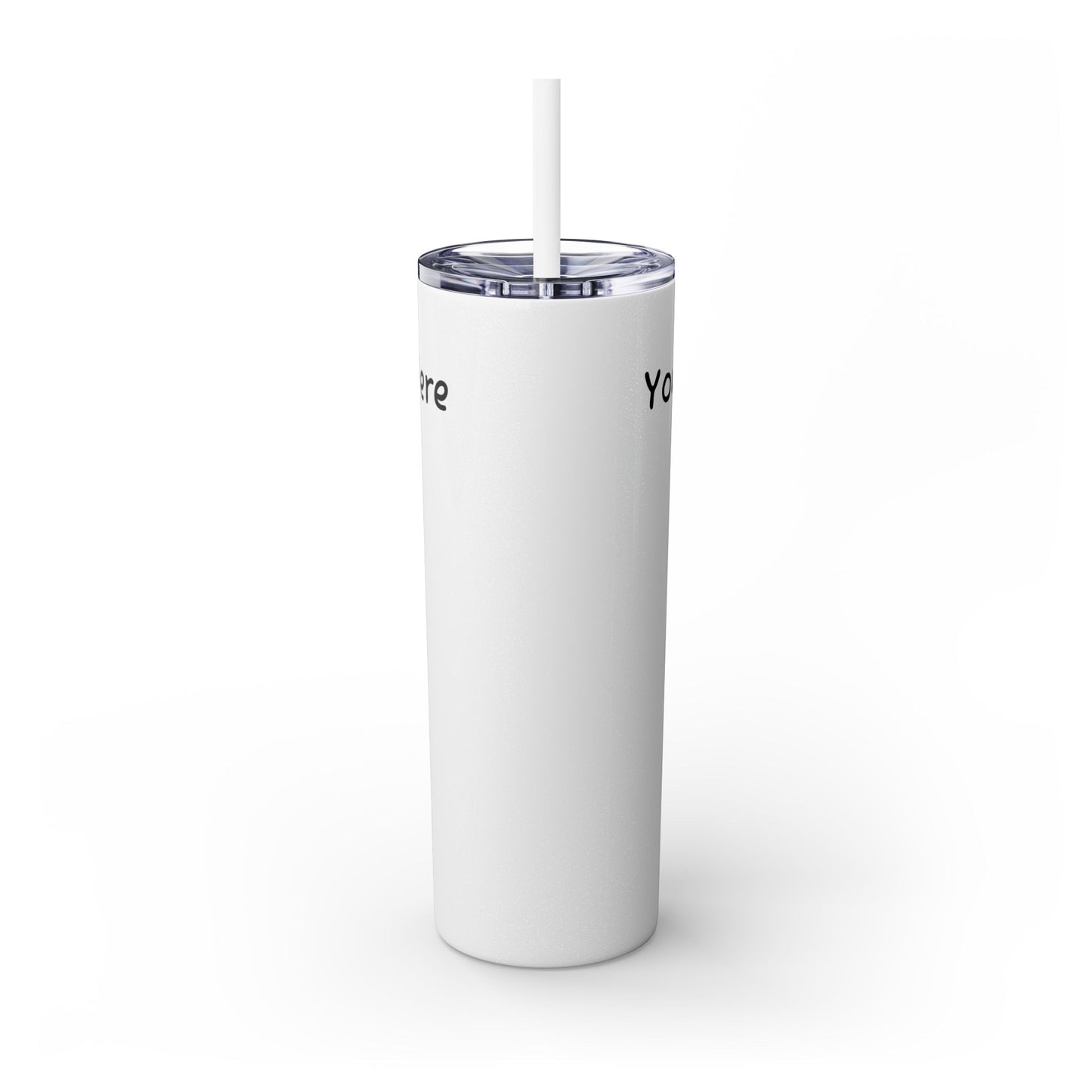 Girl Riding Horse Skinny Tumbler | 20oz Straw Travel Cup