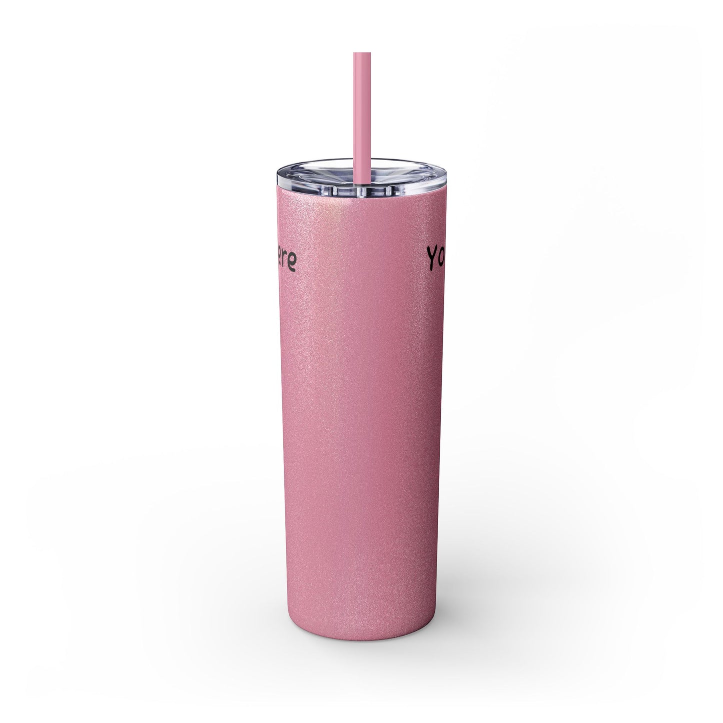 Girl Riding Horse Skinny Tumbler | 20oz Straw Travel Cup