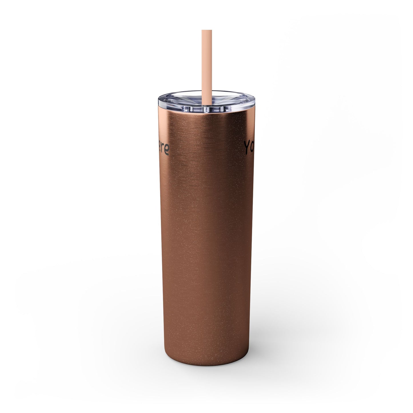 Girl Riding Horse Skinny Tumbler | 20oz Straw Travel Cup