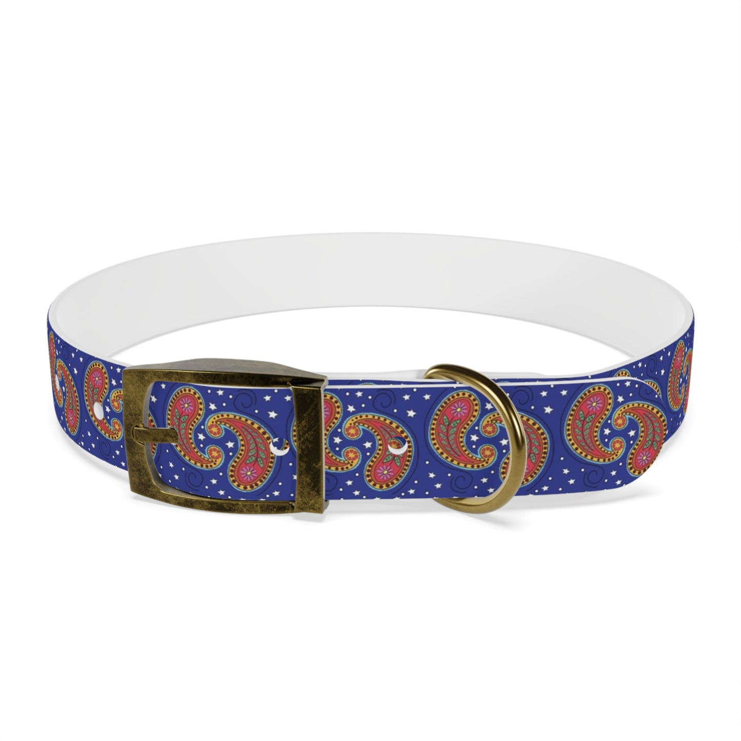 Colorful Paisley Dog Collar, Custom Pet Collar, Unique Dog Accessory, Dog Lover Gift, Stylish Pet Gear, Vibrant Dog Fashion