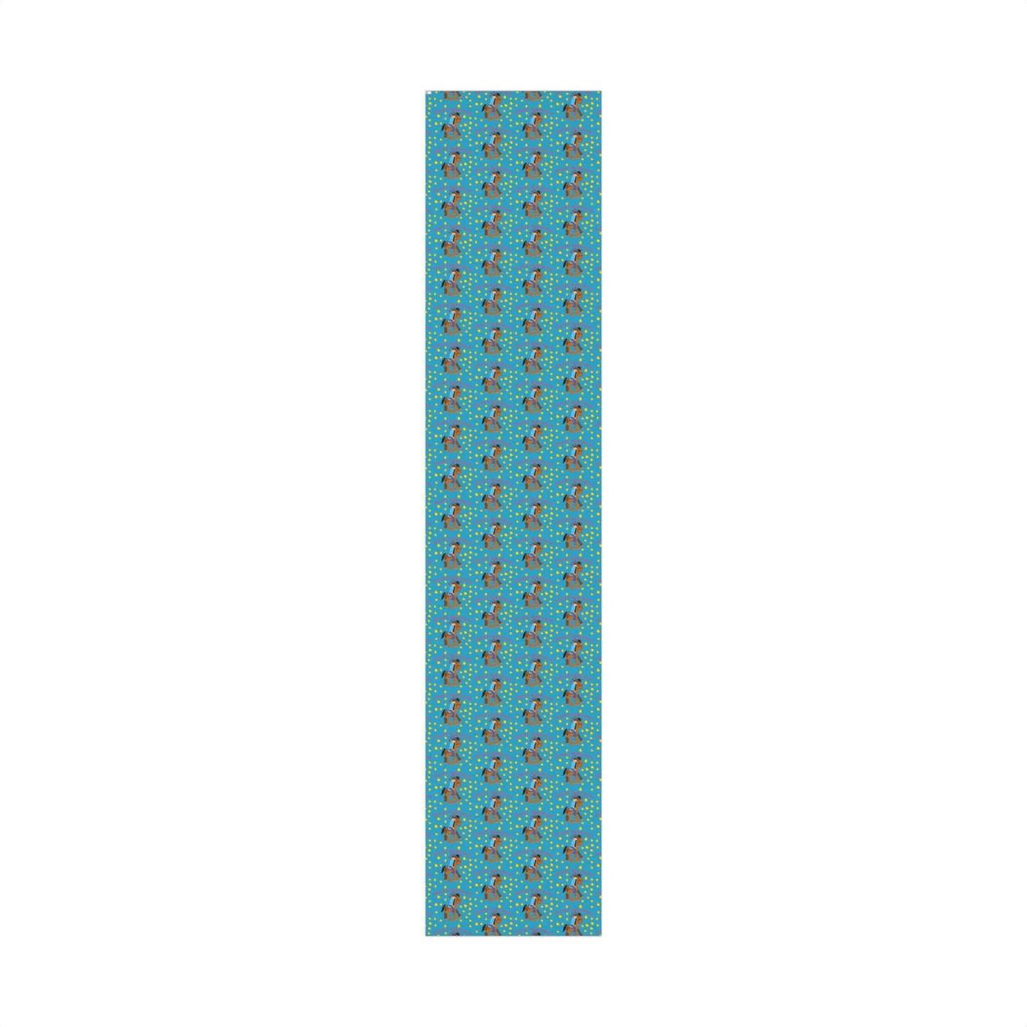 Cowboy Birthday Pattern Gift Wrap Paper | Western Stars Wrapping Paper