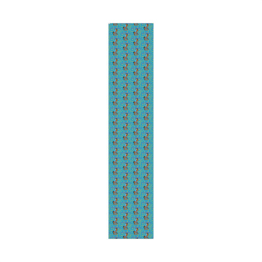 Cowboy Birthday Pattern Gift Wrap Paper | Western Stars Wrapping Paper