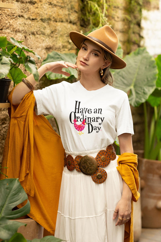 Cheerful Short Sleeve Tee - Perfect Gift for Everyday Joy, Birthday or Friendship Day, Casual Wear, Cute Floral Design, Positive Vibes