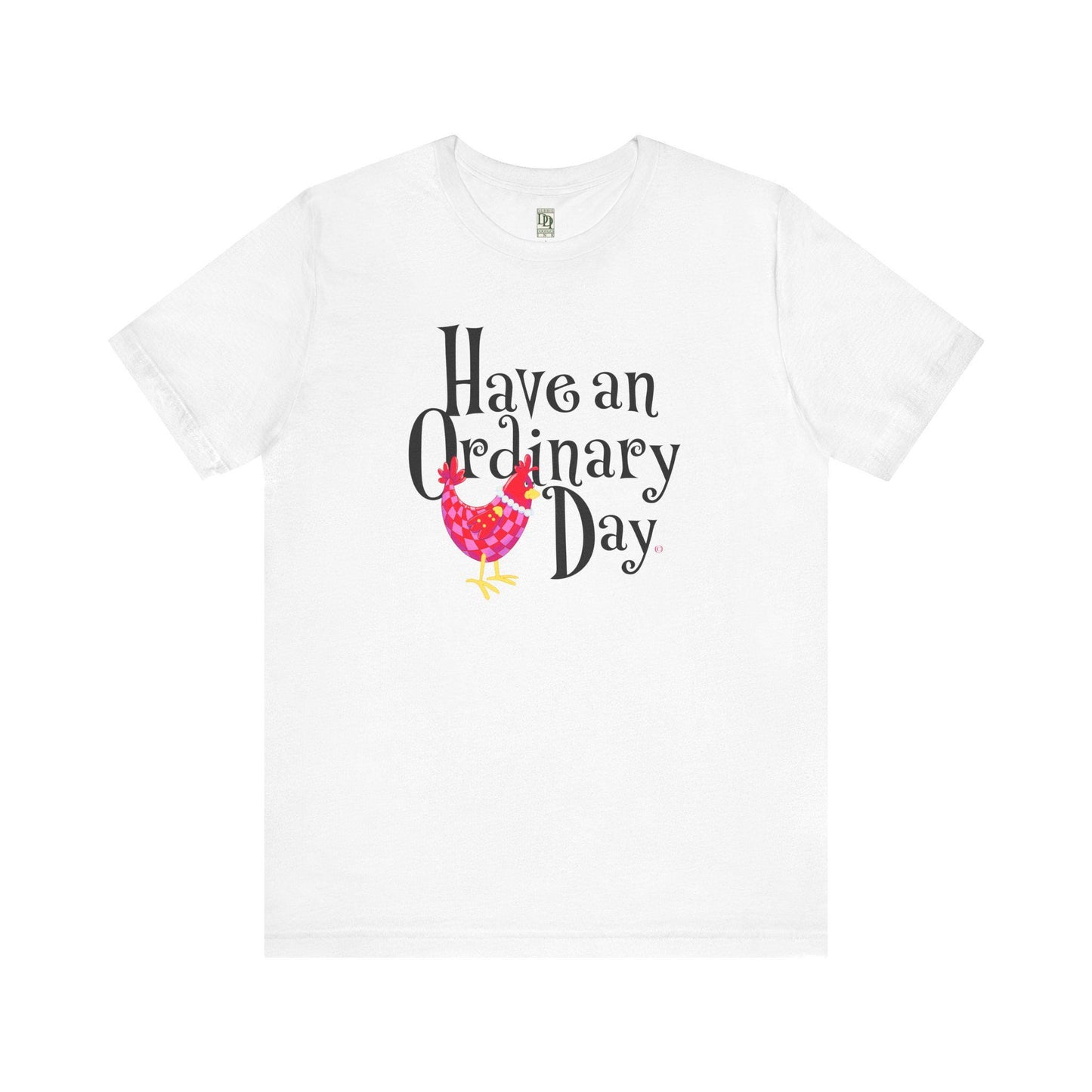 Cheerful Short Sleeve Tee - Perfect Gift for Everyday Joy, Birthday or Friendship Day, Casual Wear, Cute Floral Design, Positive Vibes