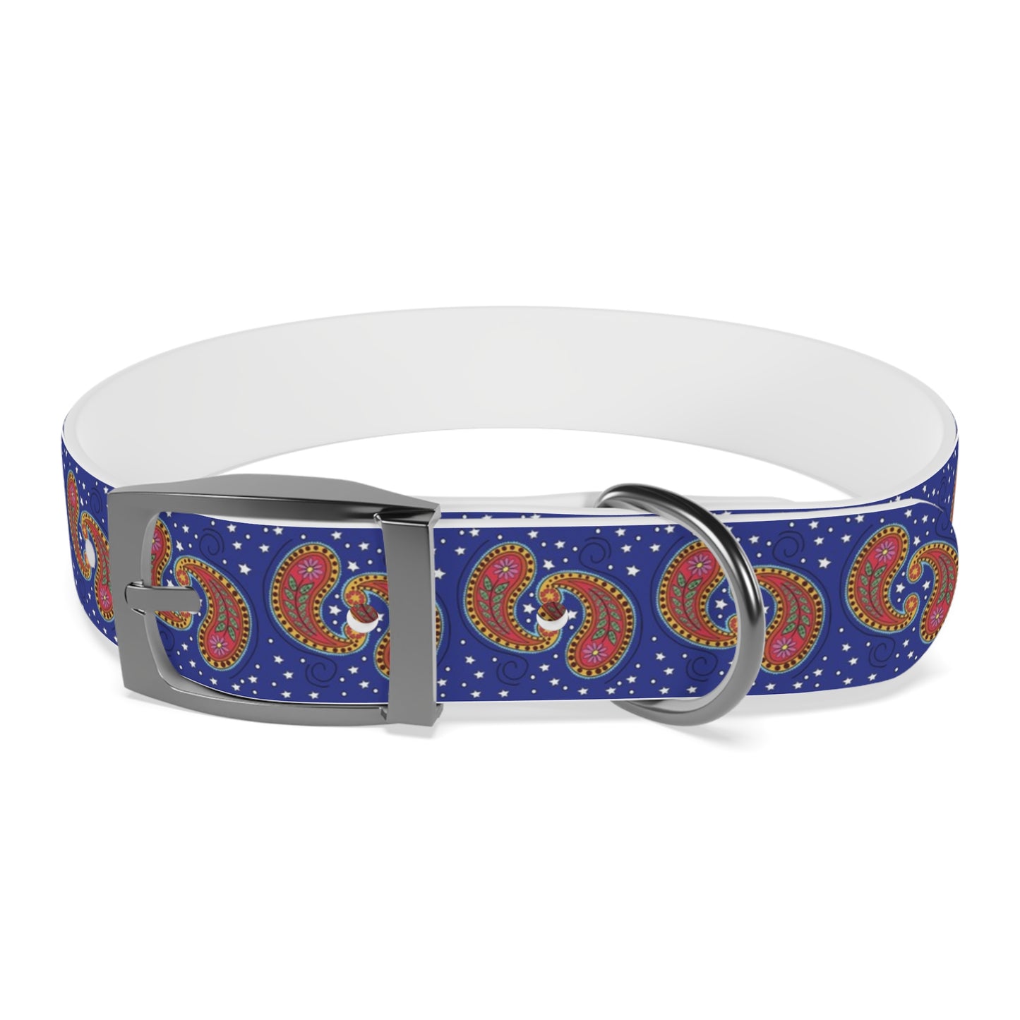 Colorful Paisley Dog Collar, Custom Pet Collar, Unique Dog Accessory, Dog Lover Gift, Stylish Pet Gear, Vibrant Dog Fashion
