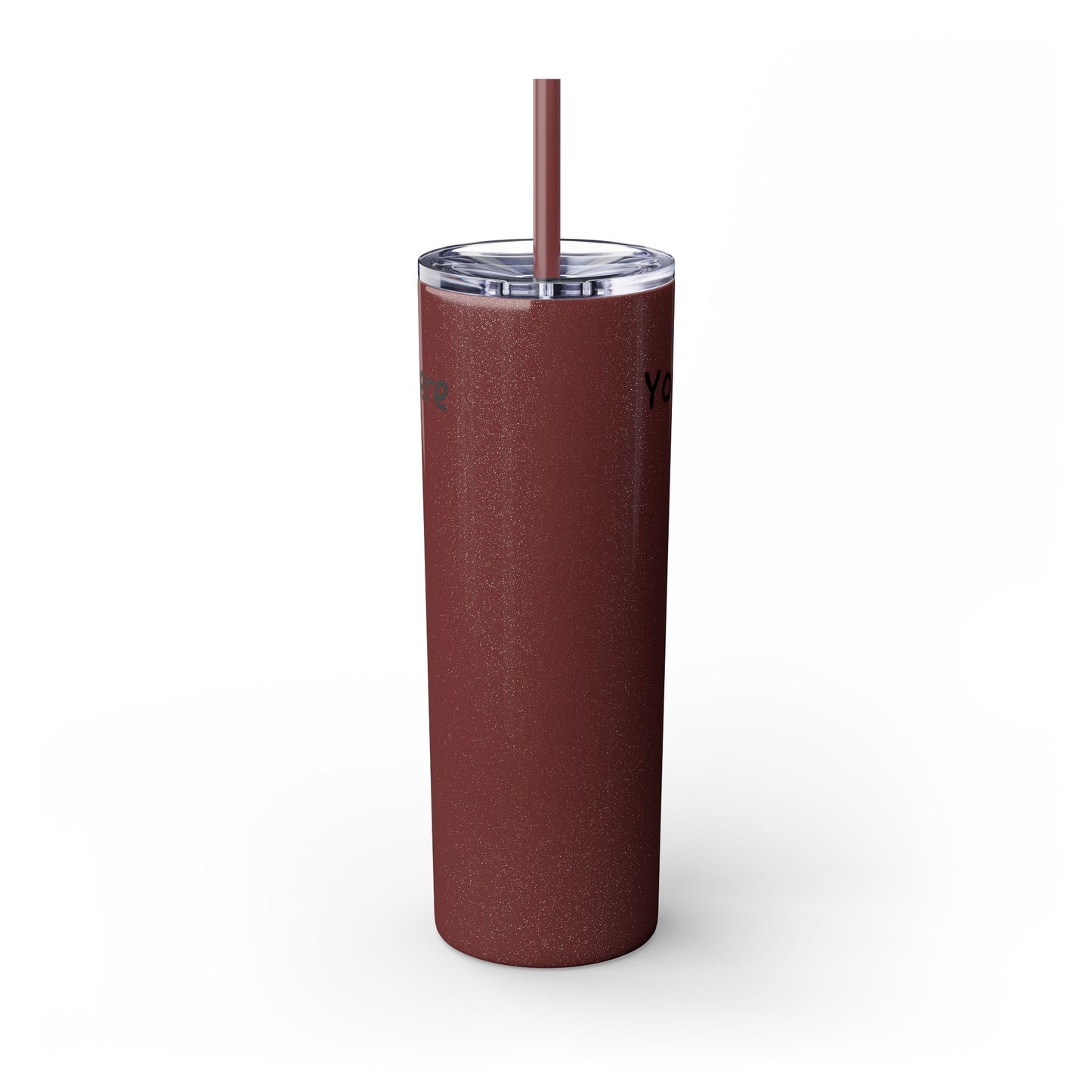 Girl Riding Horse Skinny Tumbler | 20oz Straw Travel Cup
