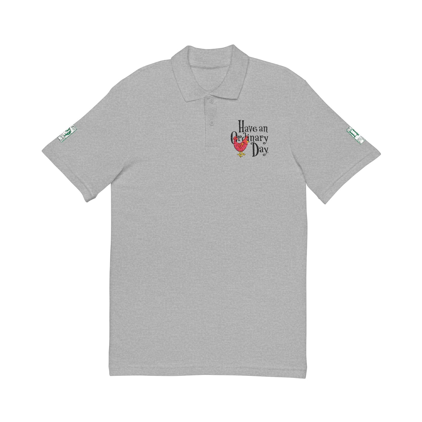 Unisex Pique Polo Shirt (Embroidery) Have An Ordinary Day
