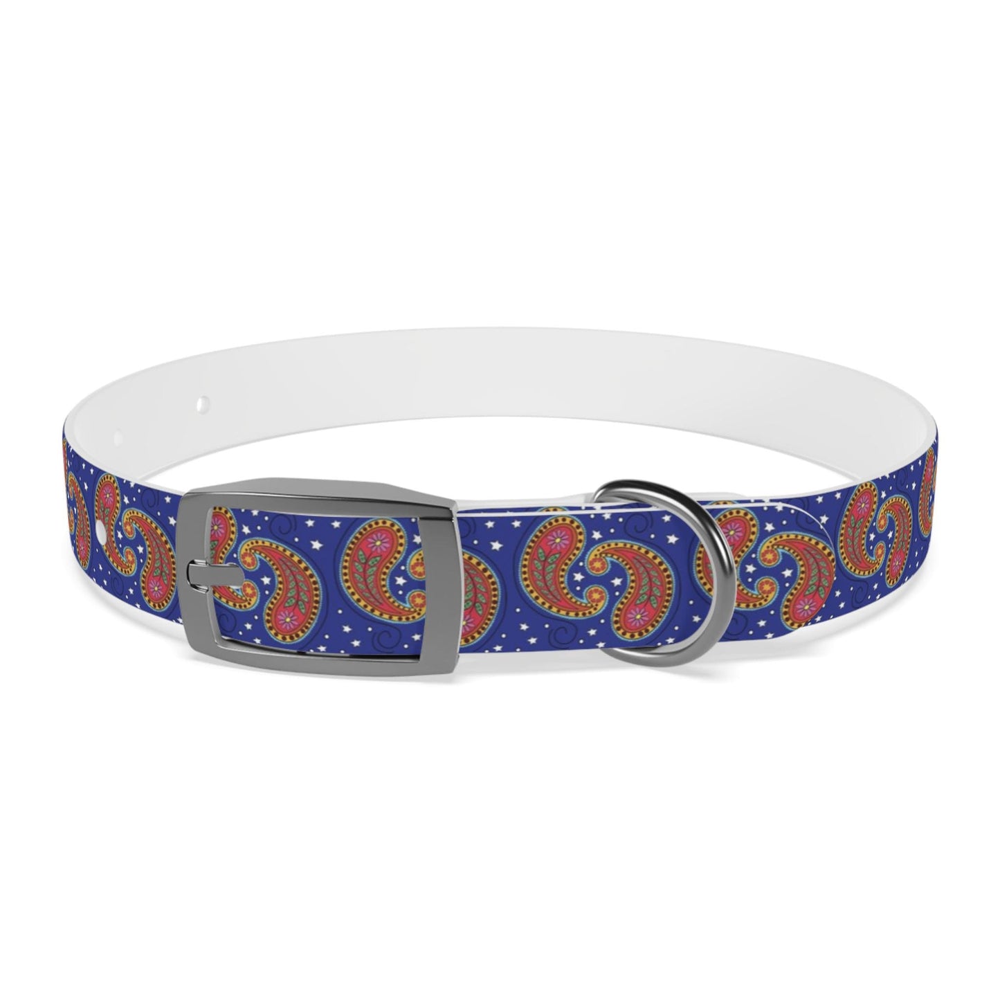 Colorful Paisley Dog Collar, Custom Pet Collar, Unique Dog Accessory, Dog Lover Gift, Stylish Pet Gear, Vibrant Dog Fashion