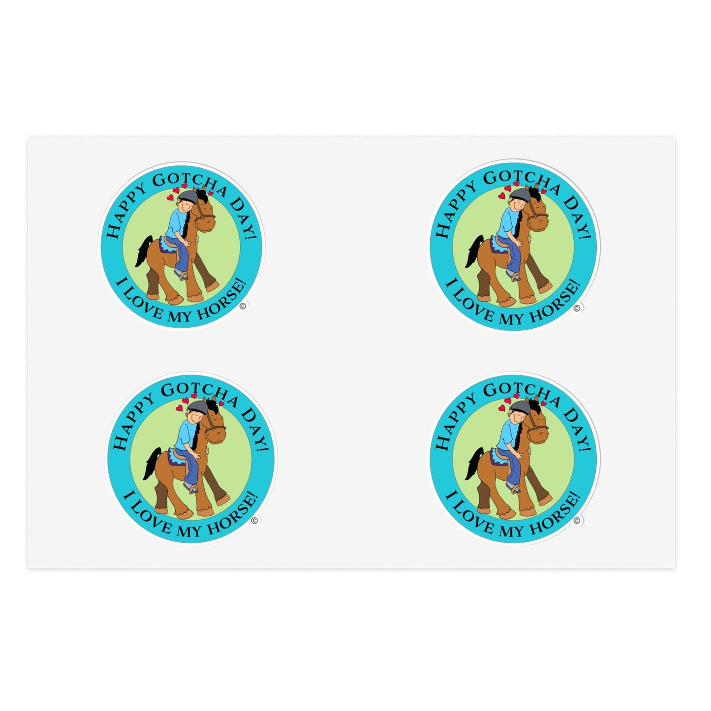 Hug Horse Sticker Sheets, Equestrian Sticker Pack, Horse Lover Decals, Animal Hugging Sticker Set, Cute Pony Stickers, Notebook Stickers