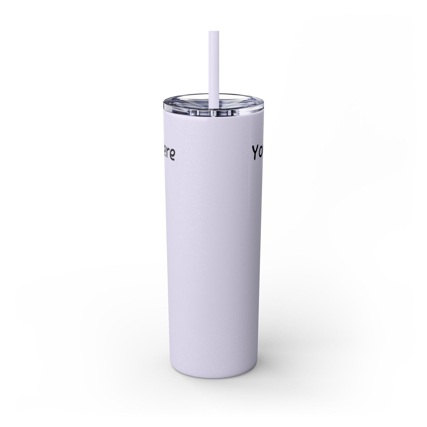 Girl Riding Horse Skinny Tumbler | 20oz Straw Travel Cup