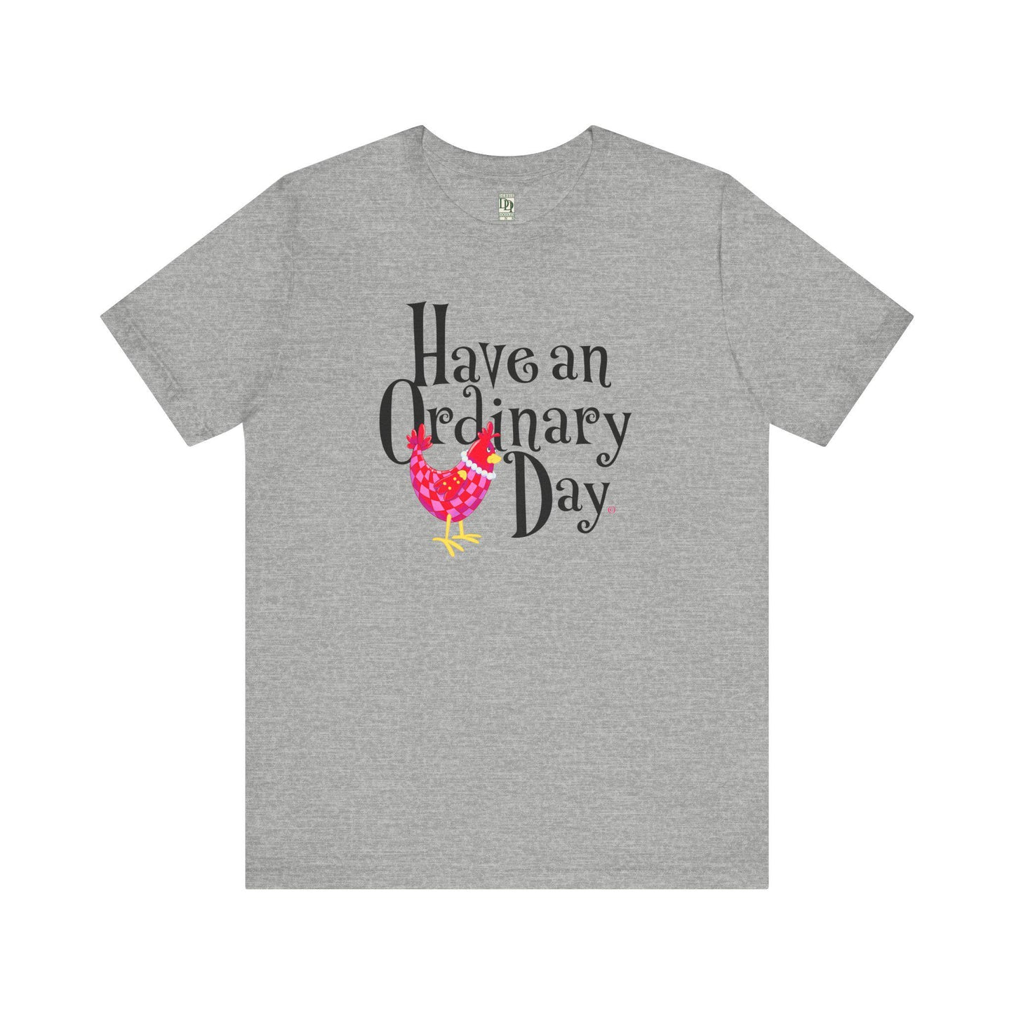 Cheerful Short Sleeve Tee - Perfect Gift for Everyday Joy, Birthday or Friendship Day, Casual Wear, Cute Floral Design, Positive Vibes