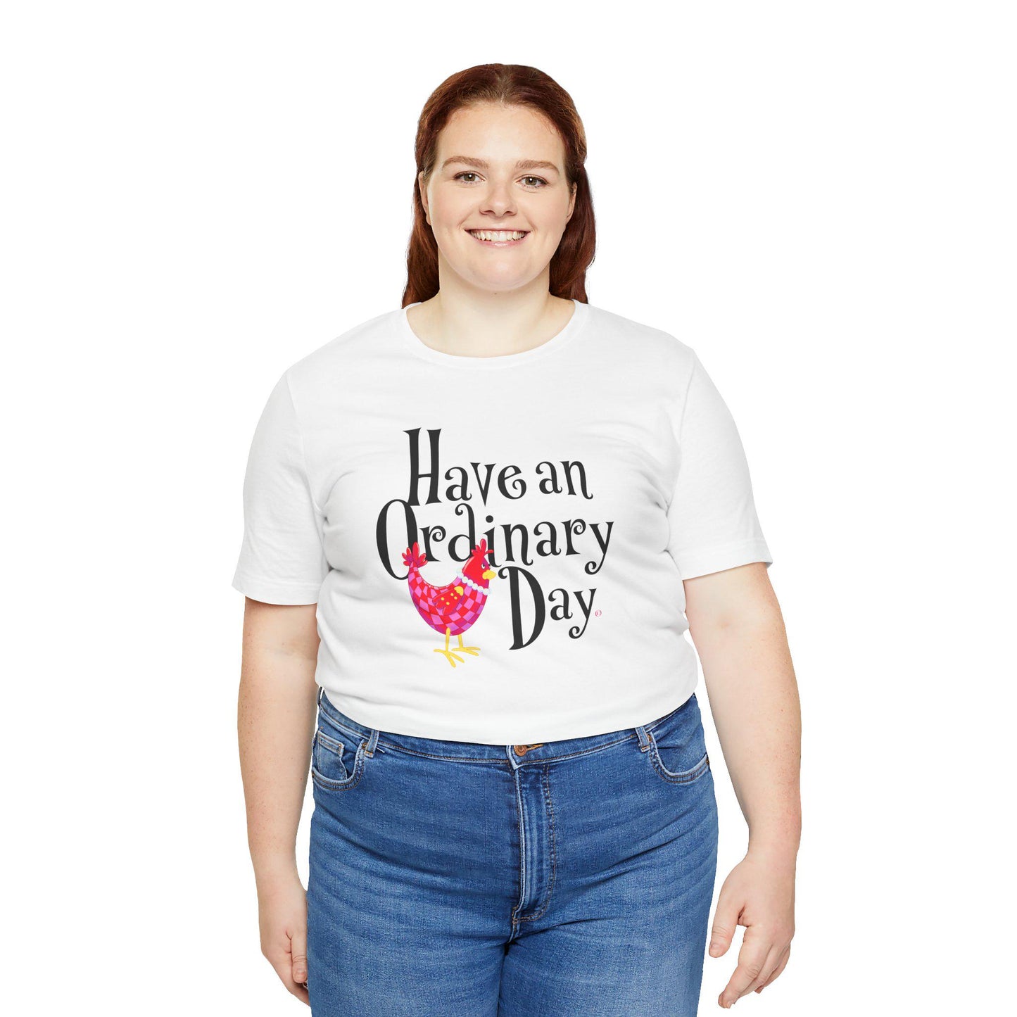 Cheerful Short Sleeve Tee - Perfect Gift for Everyday Joy, Birthday or Friendship Day, Casual Wear, Cute Floral Design, Positive Vibes