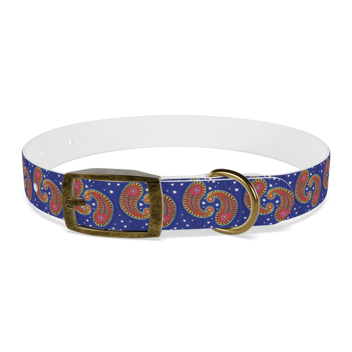 Colorful Paisley Dog Collar, Custom Pet Collar, Unique Dog Accessory, Dog Lover Gift, Stylish Pet Gear, Vibrant Dog Fashion